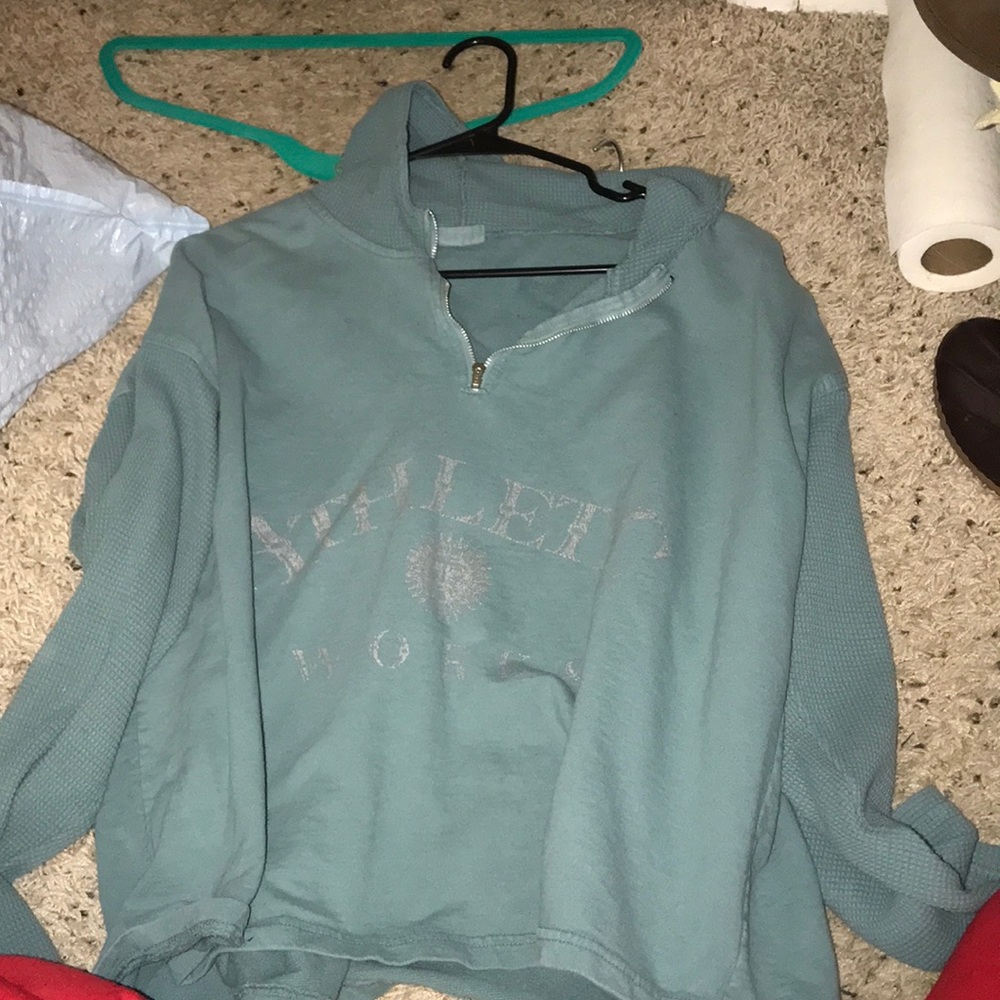 Athletic works half zip up hoodie